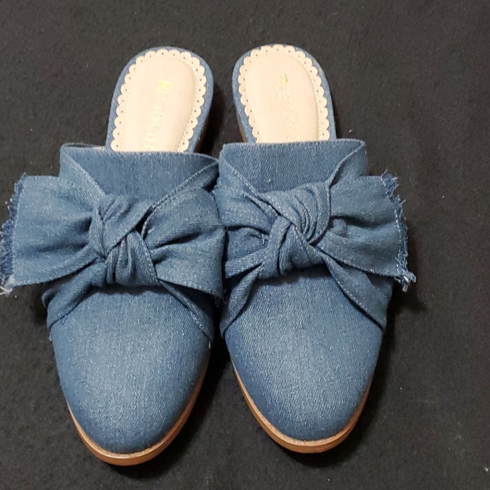 Denim sandels by restricted
